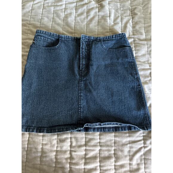Y2K Parasuco Jeans Mini skirt size 12 - Picture 1 of 7